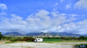 Parking at Playa el Playazo - Nerja - N-340, 29780 Nerja, Málaga, Spanien – October 2015