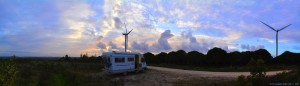 Parking in the Parque de Merendas, Mata Nacional, Barão de São João – Portugal – February 2017