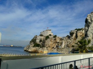 Berg zum Weg zum Point of Europe in Gibraltar