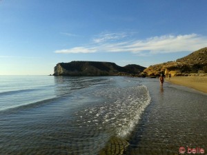 Rechte Seite vom Strand