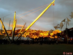 Genua in goldenem Licht