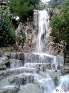 Wasserfall von aussen