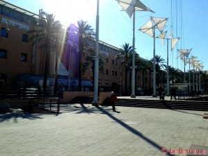 Sonne tanken am Porto Antico