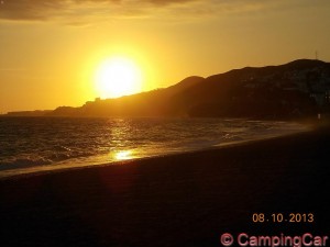 Sonnenuntergang in Nerja