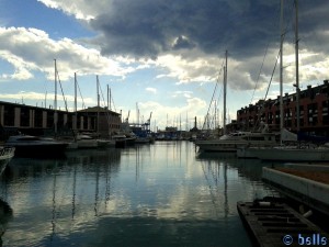 Porto Antico Genua - an der Galeone Neptun