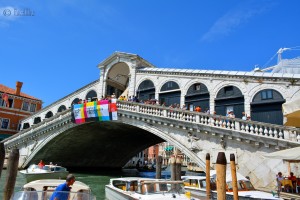 Die wohl berühmteste Brücke in Venezia! Ponte di Rialto (Rialtobrücke) über den Canal Grande