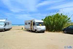 Stellplatz direkt am Strand kurz vor Termoli