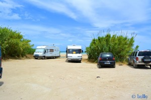 Stellplatz direkt am Strand kurz vor Termoli