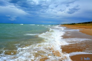 ...erinnert mich ein wenig an Els Muntells (Platja de l'Eucaliptus) in Spanien …