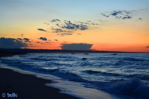 Sonnenuntergang am Strand von Termoli