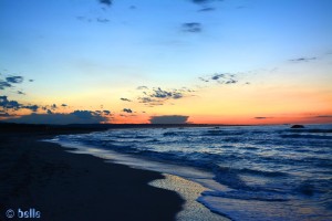 Sonnenuntergang am Strand von Termoli