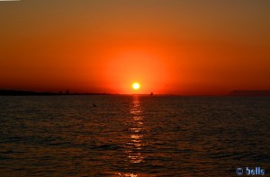 Sunset at Torre di Pietra – Italy