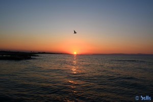 Sunset at Torre di Pietra – Italy