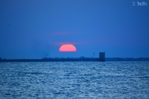 Sonnenuntergang in Torre di Pietra – mit dem Objektiv 55/300 aufgenommen.