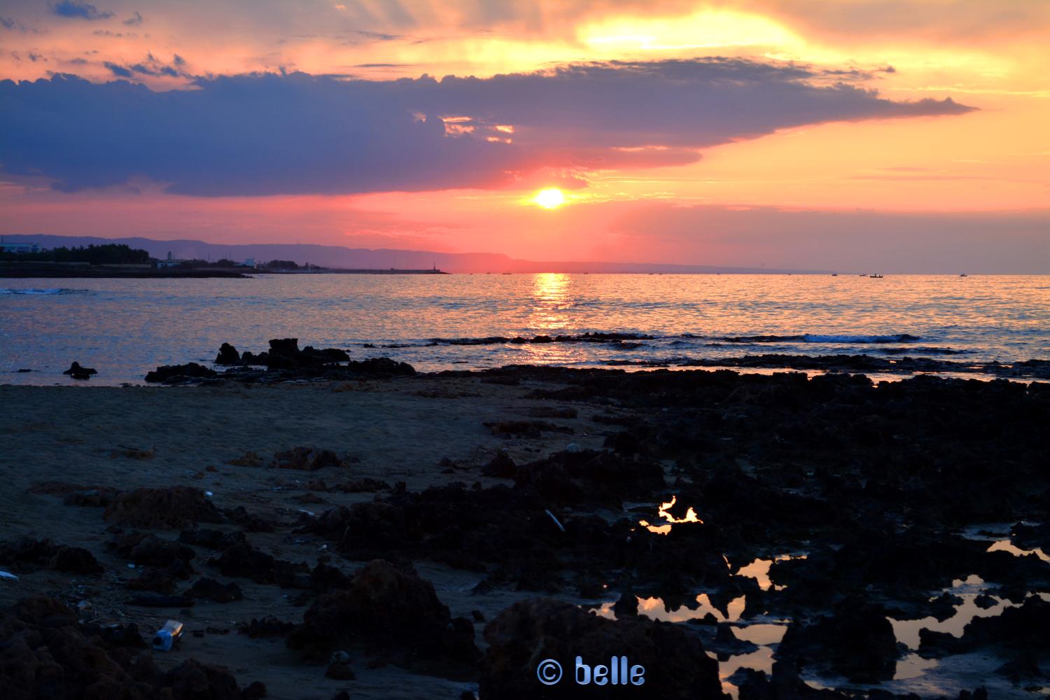 Sunset in Vilanova