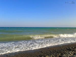 Sturm und Wellen am Strand von Trebisacce