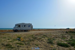 Parking at the Beach of Santa Monica - Italy