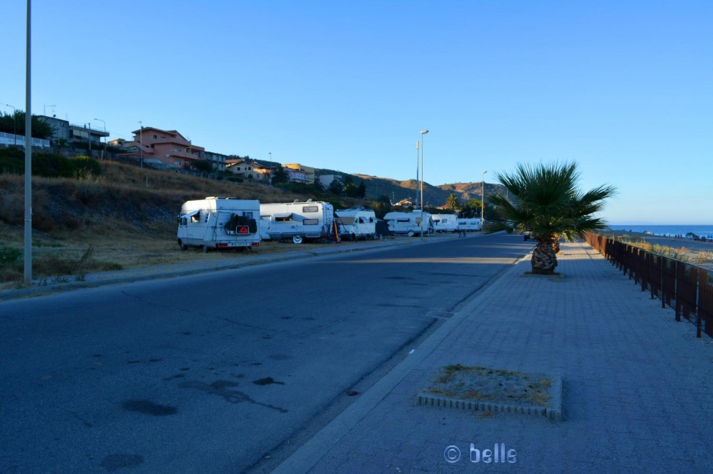 Parking at the Beach of Ferruzzano