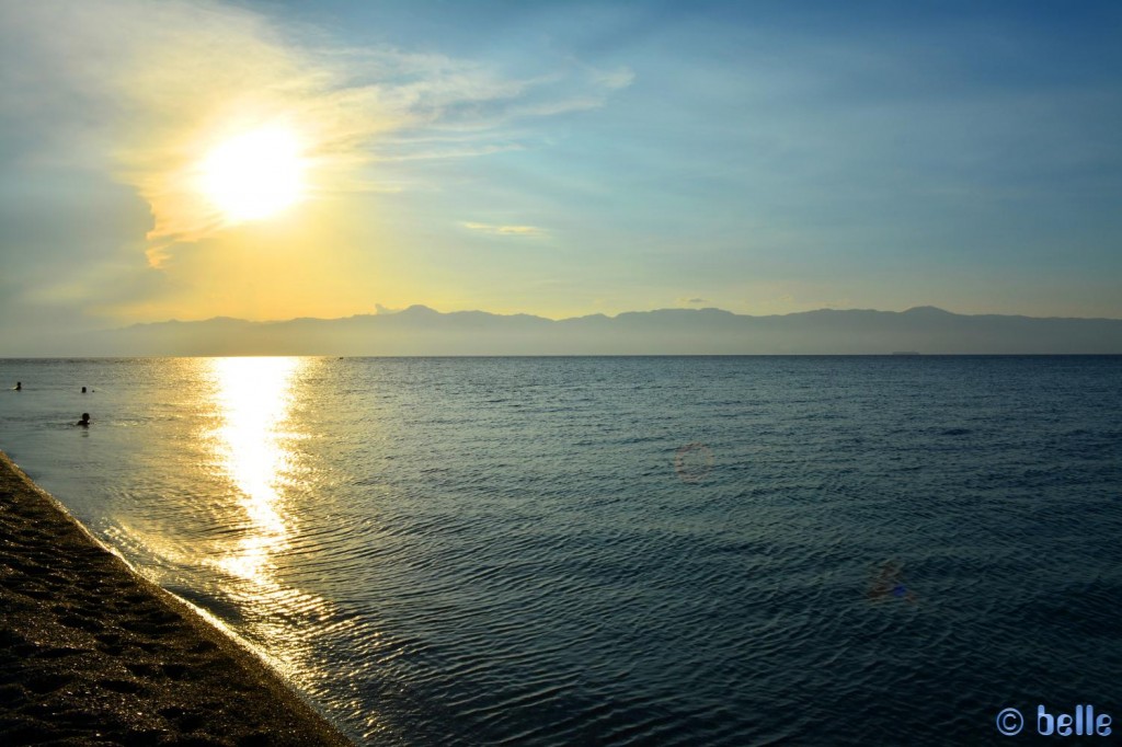 Aufgenommen um 18:31 Uhr am Strand von Pellaro