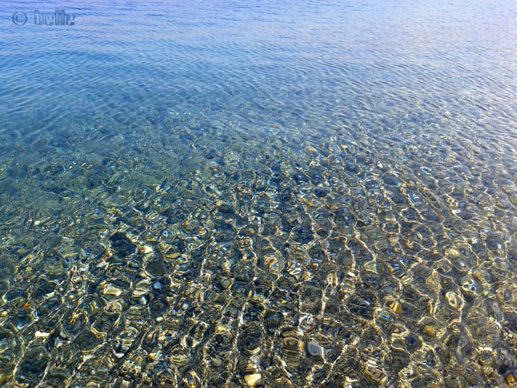 Very clear Water at the Beach of Pellaro