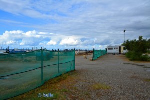 Parking directly on the Beach of Venetico-Marina