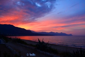 Sunset at the Beach of Alcamo Marina - Golfo di Castellammare