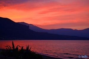 Sunset at the Beach of Alcamo Marina - Golfo di Castellammare