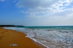 Beach of Eraclea Minoa AG, Italien