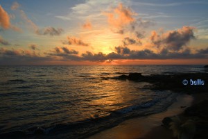 Sunset in Punta Braccetto