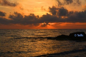 Sunset in Punta Braccetto