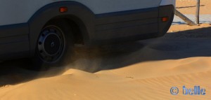 Flugsand in Borgorio Favara Beach - Santa Maria del Focallo