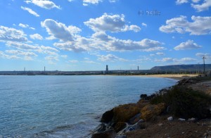 Schöner Strand in Priolo Gargallo