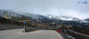 Wir erreichen die Schneegrenze bei 1925m über dem Meeresspiegel