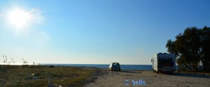 Parking at the Beach of Nicotera Marina