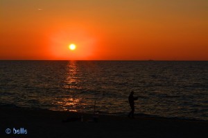 Sunset in Nicotera Marina