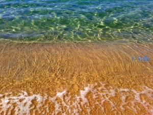 Very clear Water at the Beach of Nicotera Marina