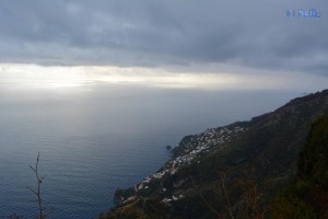 View from Furore 580 Meter über dem Meeresspiegel