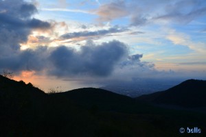View from the Vesuv to Neapel