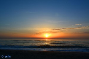 Sunset at the Dream-Beach at Marina di Torre del Lago