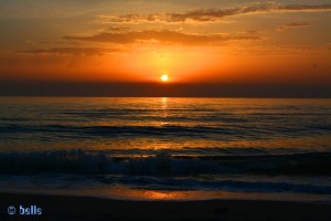 Sunset at the Dream-Beach at Marina di Torre del Lago