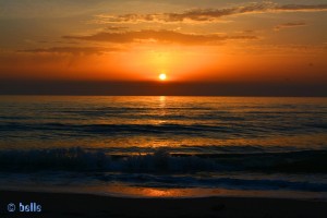 Sunset at the Dream-Beach at Marina di Torre del Lago