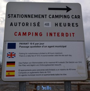 France - Languedoc-Roussillon - Sète - Area Sosta Camper – Parking on the right