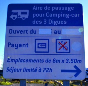 Camper Area Les trois Digues - Sète – France – April 2016