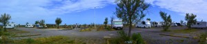 Parking in the Camper Area Les trois Digues - Sète – France – May 2016