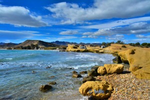 Parking at the Playa de las Palmeras - Pulpí - Almeria - Andalucia – Spain