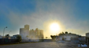 Fog in Puerto Motril – March 12 2015 – 8.29PM