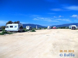 Parking in Tarifa - Calle Milano Negro, 2, 11380 Tarifa, Cádiz, Spanien – March 2015