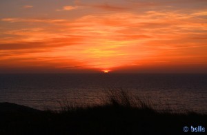 Sunset at Praia do Seixo