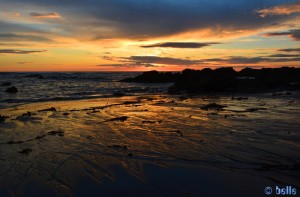 Sunset at Rio Cabanes - Praia de Afife – Portugal