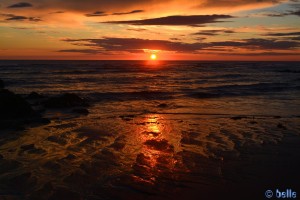 Sunset at Rio Cabanes - Praia de Afife – Portugal